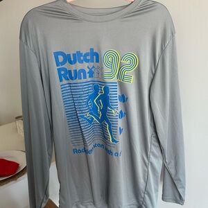 Gray Long Sleeve Thermal Dutch Bros Shirt